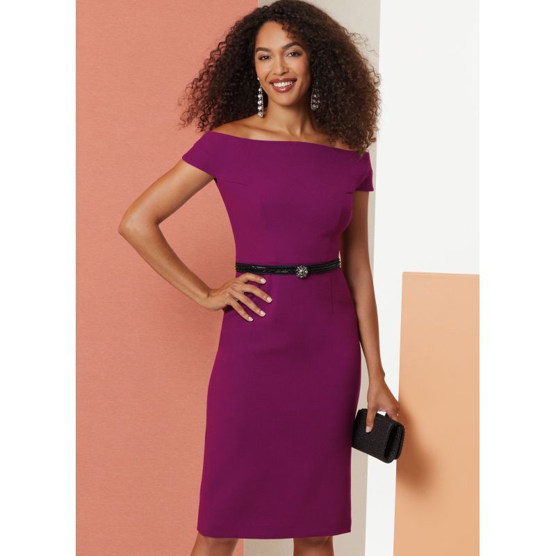 Patron Butterick 7006/Y5 (46-54) - Robe élégante avec manches dénudées
