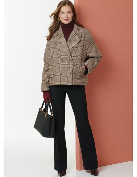 Patron Butterick 7007/R5 (42-50) - Veste et manteau doublés à coupe ample