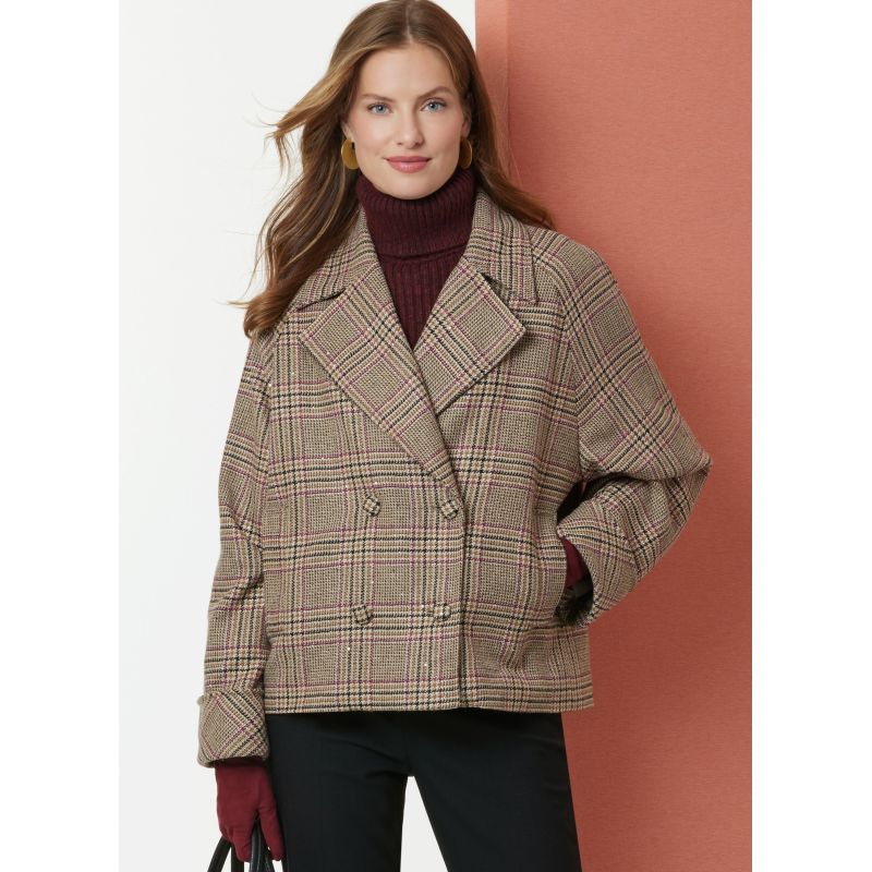 Patron Butterick 7007/R5 (42-50) - Veste et manteau doublés à coupe ample