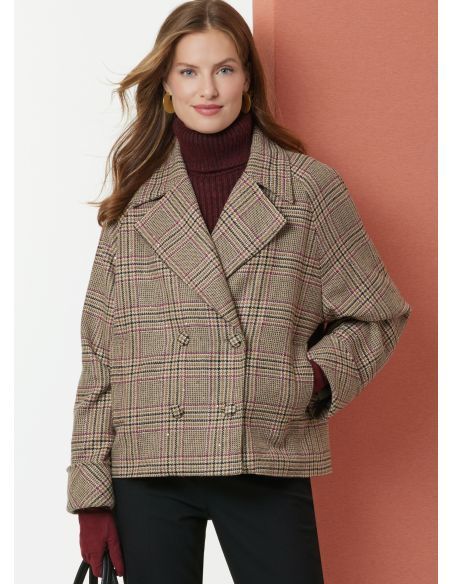 Patron Butterick 7007/R5 (42-50) - Veste et manteau doublés à coupe ample