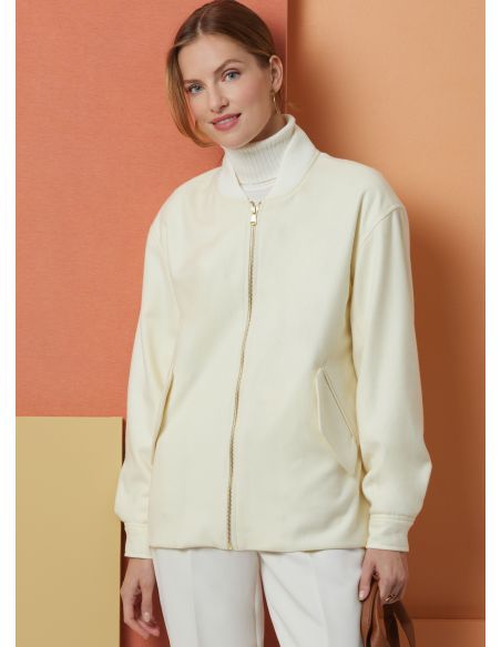 Patron Butterick 7008/U5 (44-52) - Veste bomber ample et stylée