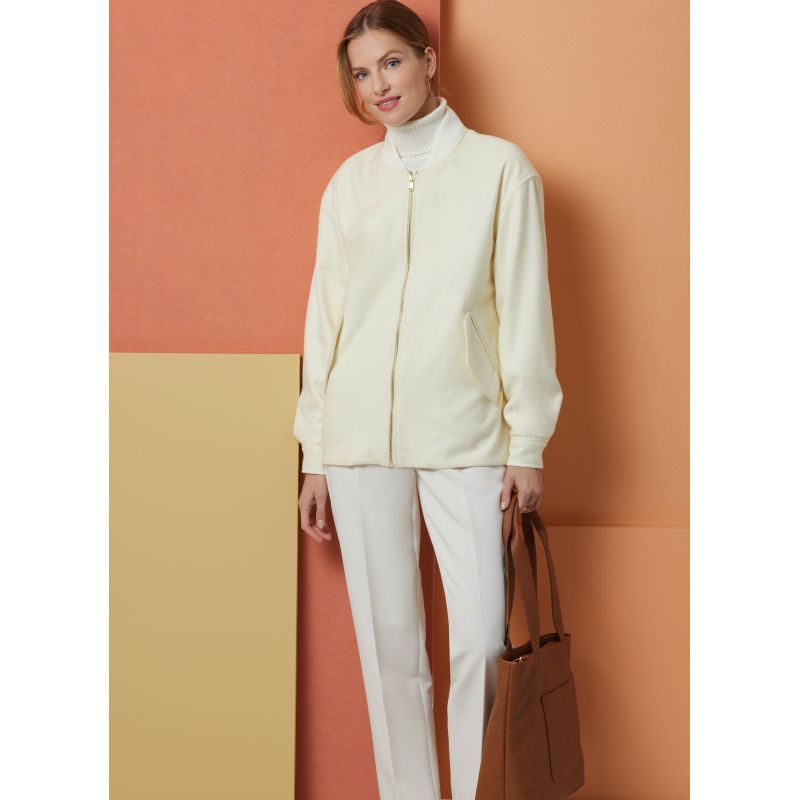 Patron Butterick 7008/U5 (44-52) - Veste bomber ample et stylée