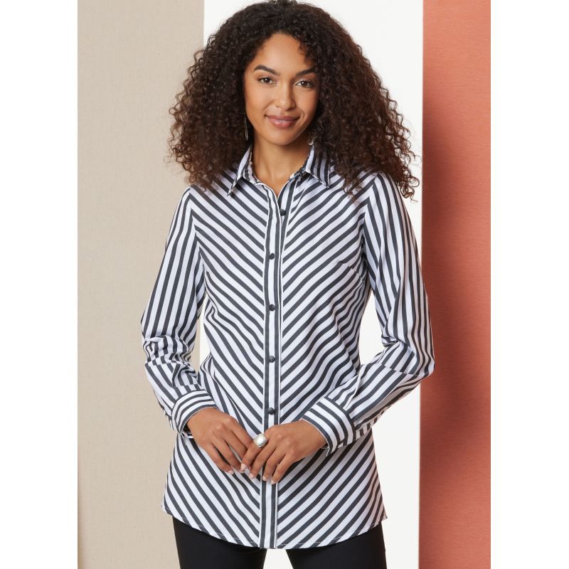 Patron Butterick 7010/R5 (42-50) - Chemisier semi-ajusté