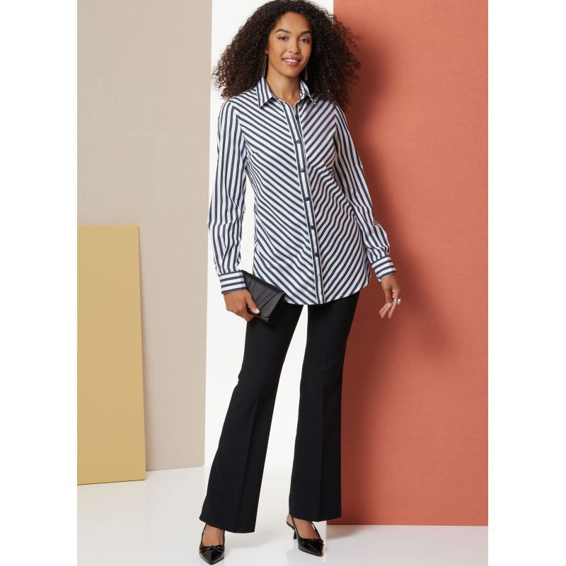 Patron Butterick 7010/R5 (42-50) - Chemisier semi-ajusté