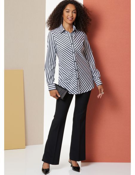 Patron Butterick 7010/R5 (42-50) - Chemisier semi-ajusté