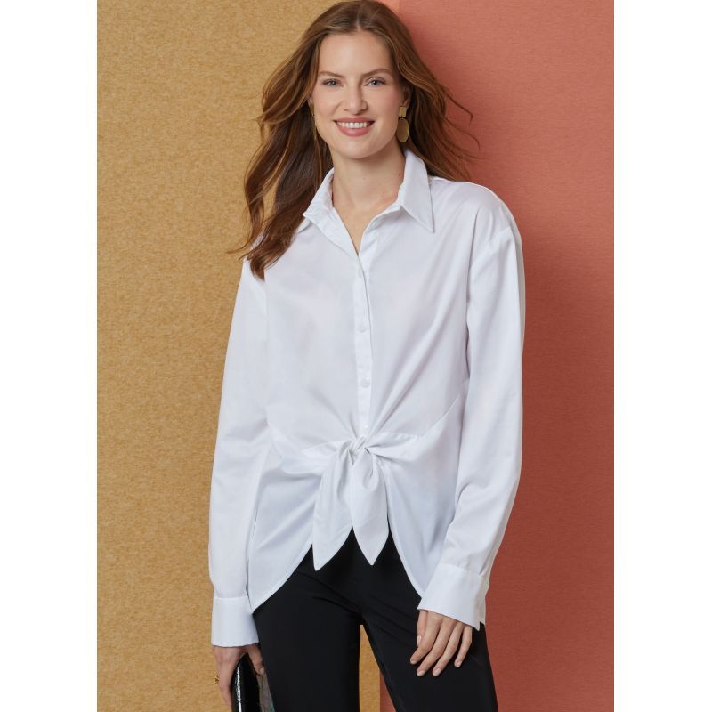 Patron Butterick 7011/U5 (44-52) - Chemisier boutonné avec variations de manches