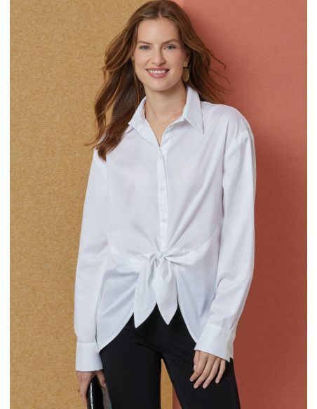 Patron Butterick 7011/U5 (44-52) - Chemisier boutonné avec variations de manches