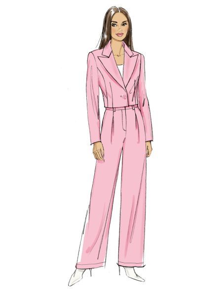 Patron Butterick 7012/Y5 (46-54) - Veste, jupe et pantalon