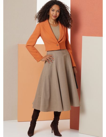 Patron Butterick 7012/Y5 (46-54) - Veste, jupe et pantalon