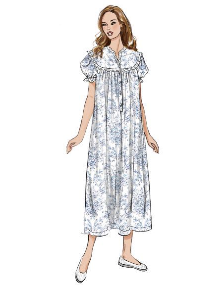 Patron Butterick 7015/A - Chemise de nuit