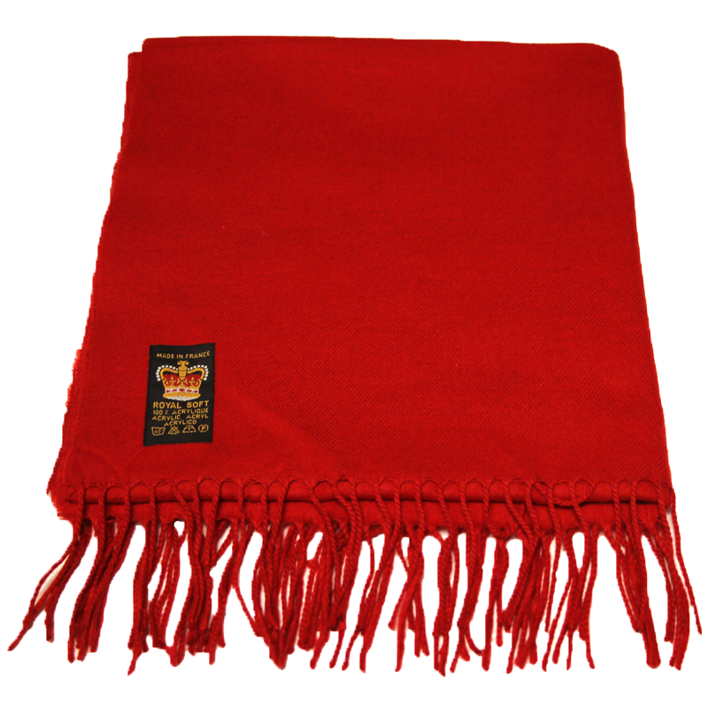 Étole toucher cachemire - Rouge