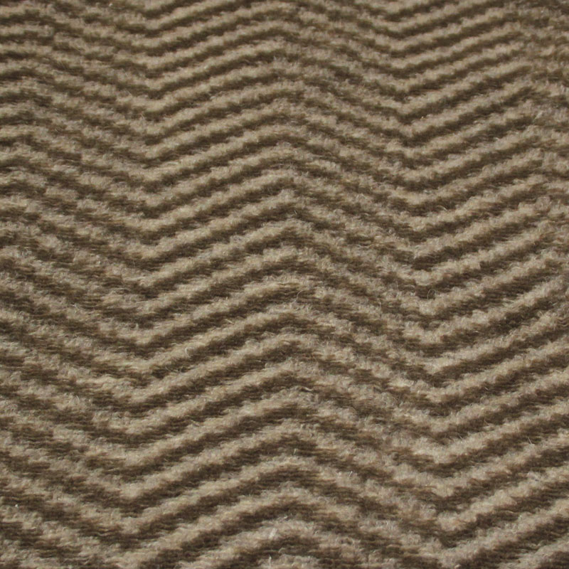 Laine bouillie - Chevron marron & beige