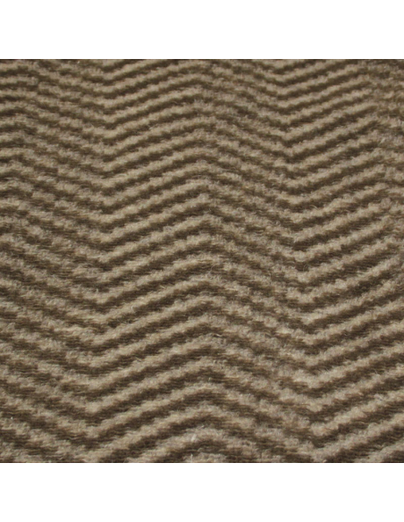 Laine bouillie - Chevron marron & beige