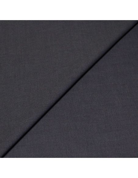 Chambray piqué 100% coton - Bleu foncé