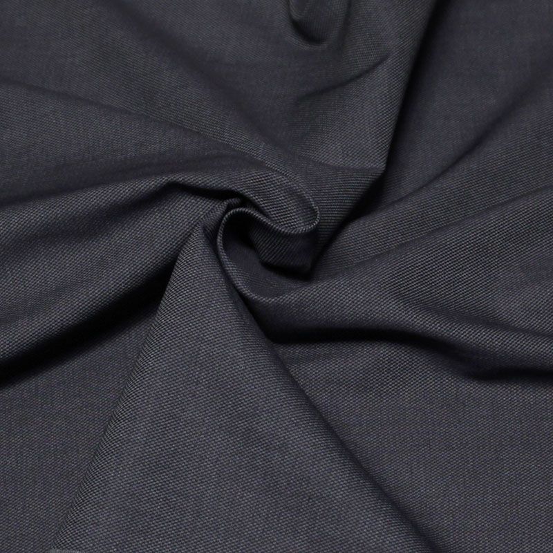 Chambray piqué 100% coton - Bleu foncé