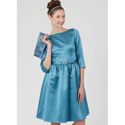 Patron New Look 6786 - Robe avec ceinture et pochette 2