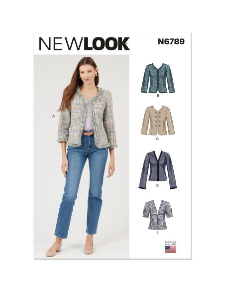 Patron New Look 6789 - Robe, tunique, haut, pantalon et jupe