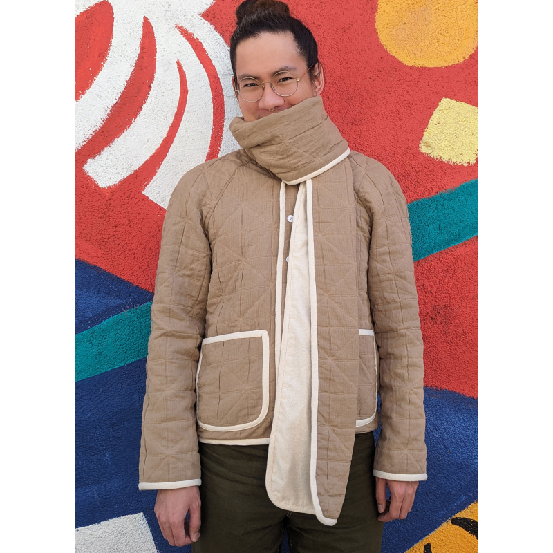 Patron KnowMe 2097.AA - Veste Homme avec Écharpe