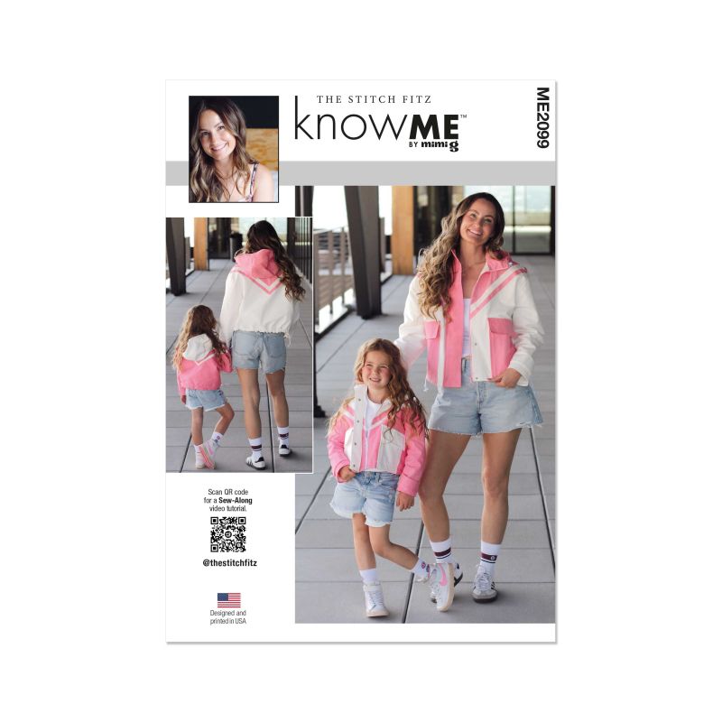 Patron KnowMe 2099.A - Veste à Capuche pour Enfants et Femmes