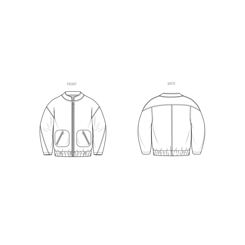 Patron KnowMe 2100.K5 - Veste Bomber Oversize