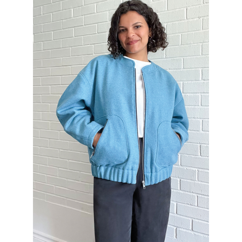 Patron KnowMe 2100.Y5 - Veste Bomber Oversize