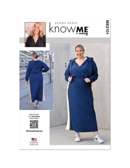 Patron KnowMe 2101.K5 - Haut et Jupe en Maille par Alisha Grace