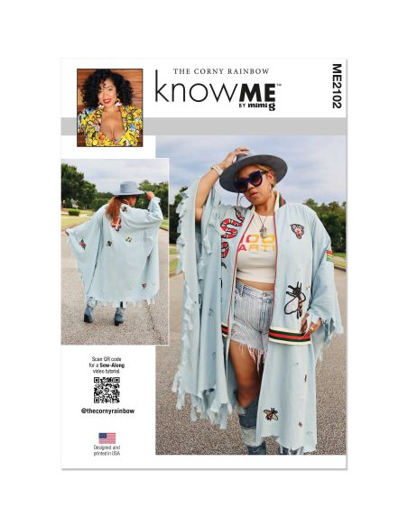 Patron KnowMe 2102.A - Cape Bomber par The Corny Rainbow