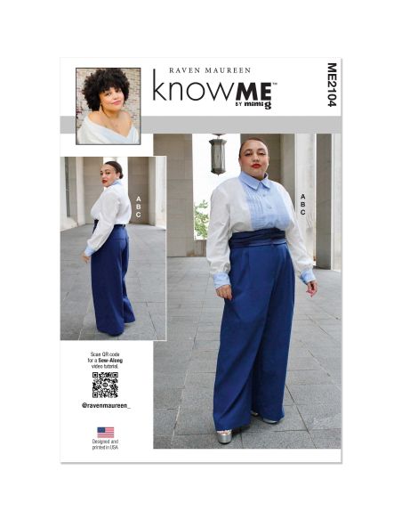 Patron KnowMe 2104.Y5 - Chemise, Pantalon et Ceinture par Raven Maureen