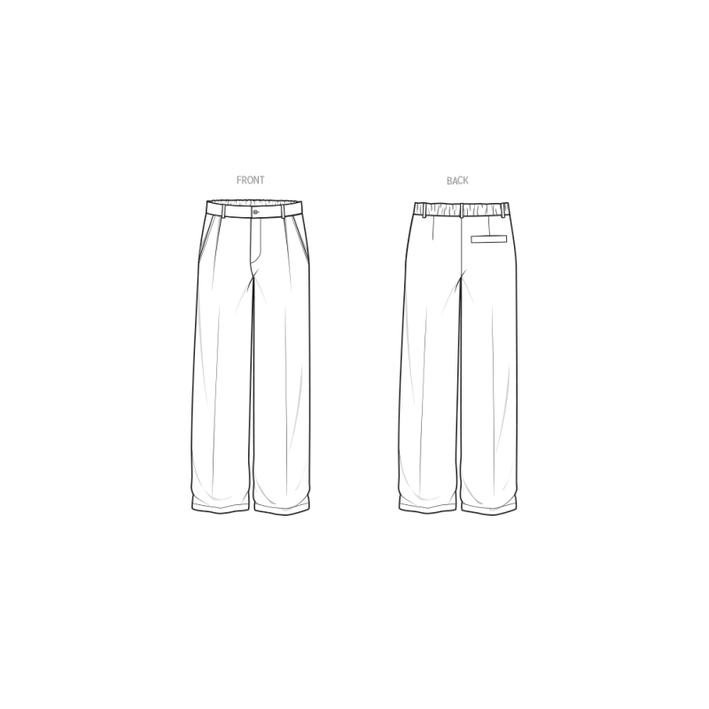 Patron KnowMe 2106.AA - Patron KnowMe n°2106 - Pantalon pour hommes