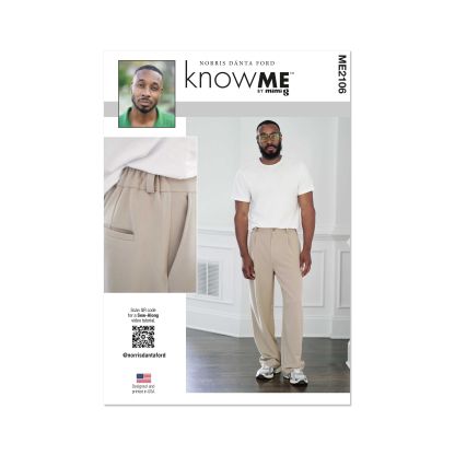Patron KnowMe 2106.BB - Patron KnowMe n°2106 - Pantalon pour hommes
