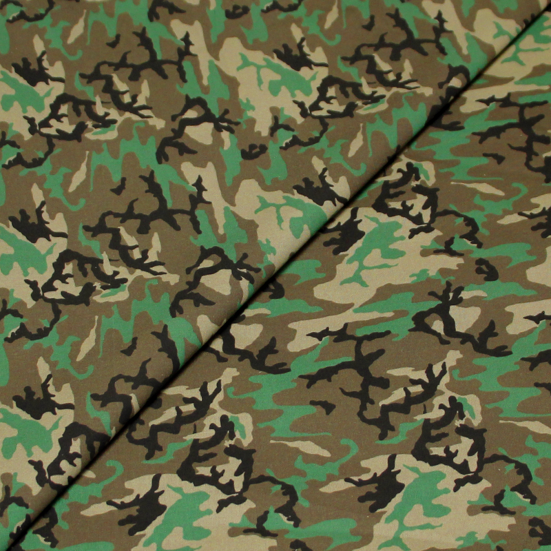 Cretonne 100% coton - Camouflage