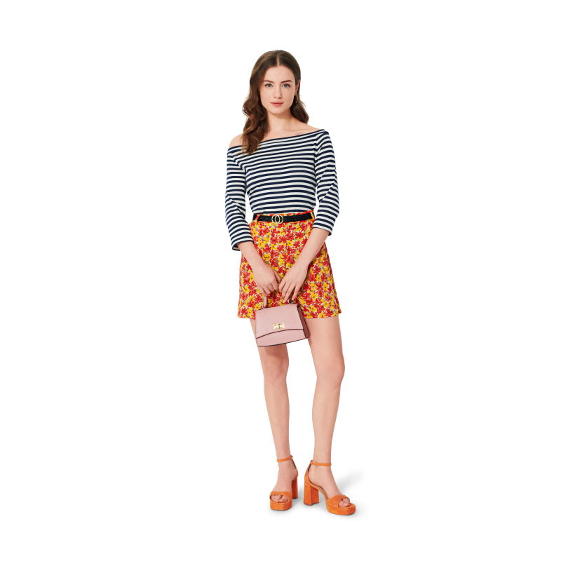 Patron Burda 5730 - Top féminin polyvalent