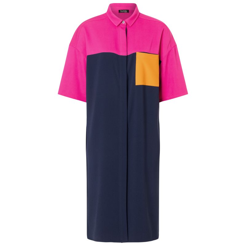 Patron Burda 5742 - Robe chemise élégante