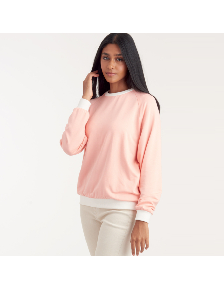 Patron Simplicity 9240.A (40-58) - Sweat-shirt unisexe à manches raglan