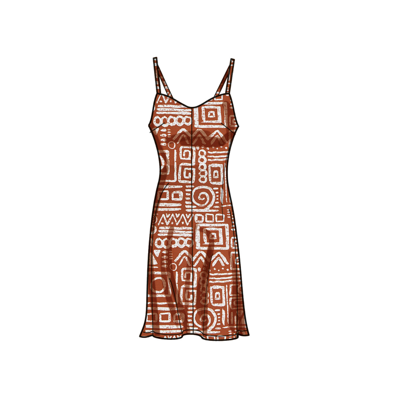Patron Simplicity 9745.K5 (36-44) - Robe nuisette en trois longueurs