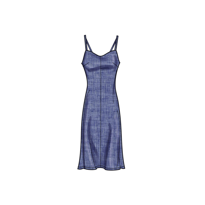 Patron Simplicity 9745.Y5 (46-54) - Robe nuisette en trois longueurs