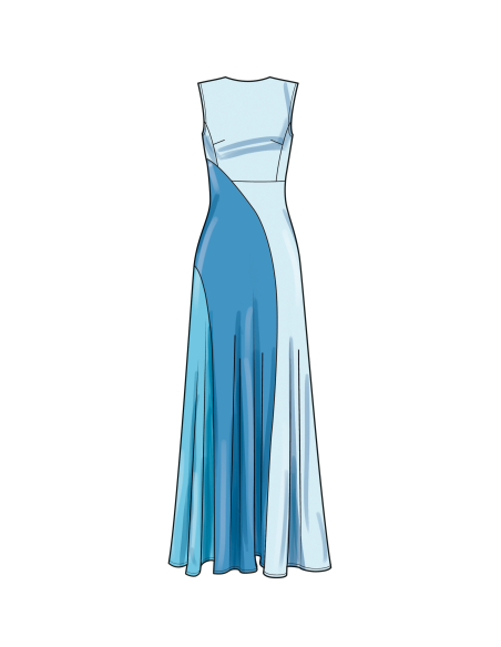 Patron Simplicity 9887.W2 (48-56) - Robe ajustée avec variations de longueur