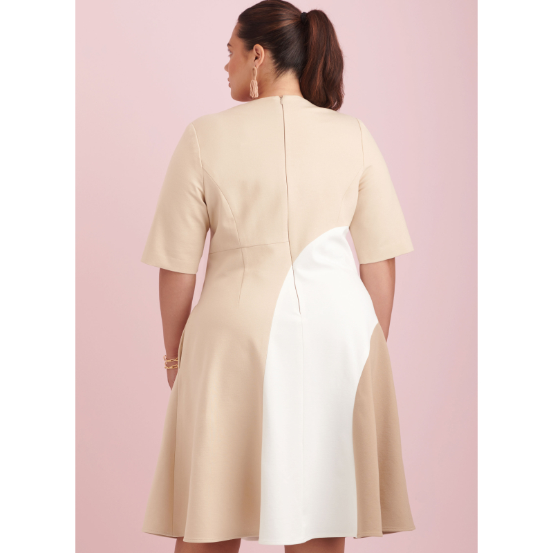 Patron Simplicity 9887.W3 (58-66) - Robe ajustée avec variations de longueur