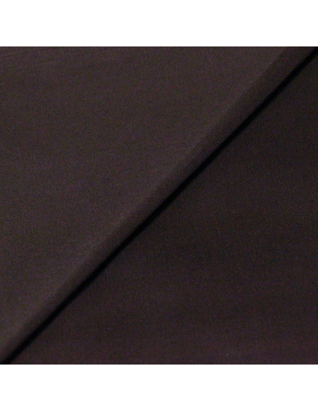 Satin mat coton & élasthanne - Pourpre motif chevron