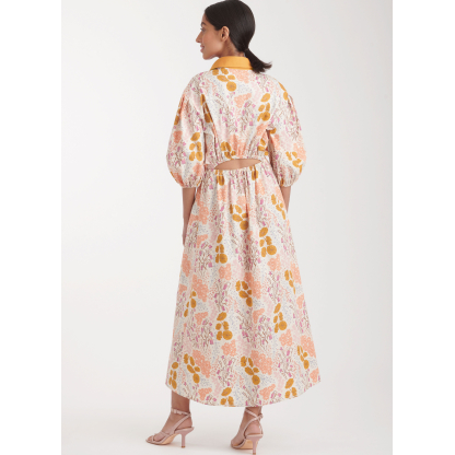 Patron Simplicity 9888.H5 (34-42) - Robe-chemise décontractée à taille élastique 2