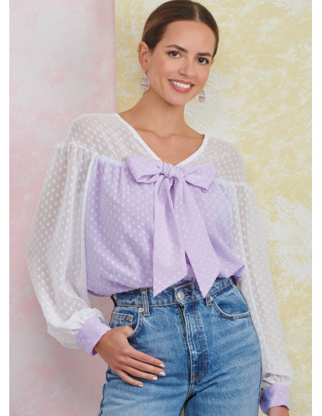 Patron Simplicity 9921.Y5 (36-44) - Haut décontracté avec variations de manches