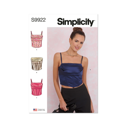 Patron Simplicity 9922.H5 (34-42) - Haut décontracté avec variations de manches