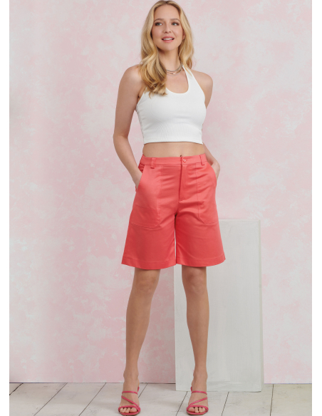 Patron Simplicity 9923.K5 (36-44) - Pantalon et short pour femme avec poches et fermeture éclair