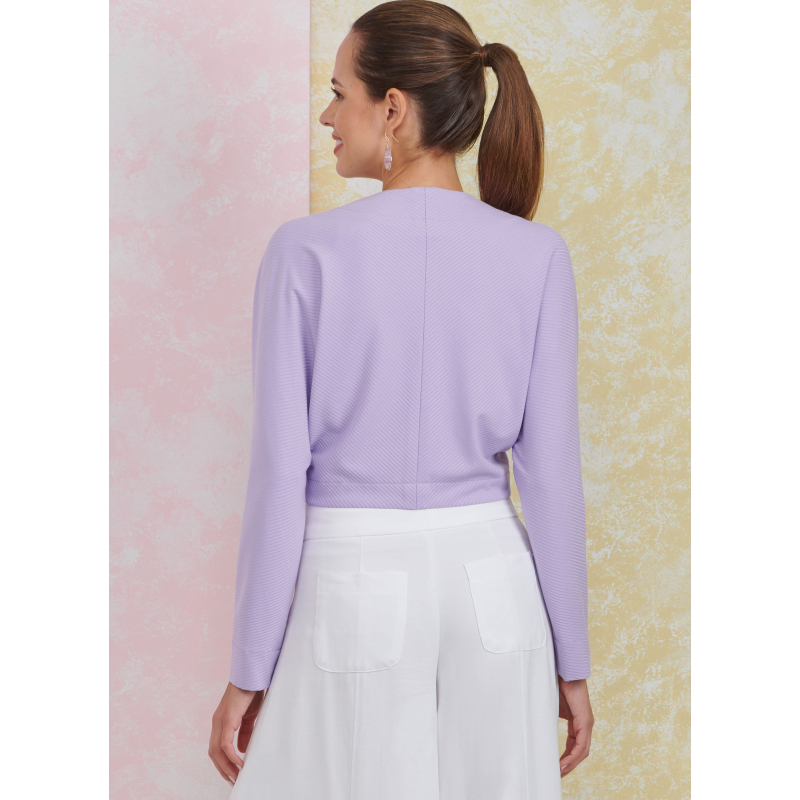Patron Simplicity 9925.H5 (34-42) - Ensemble pantalon, top asymétrique et boléro pour femme
