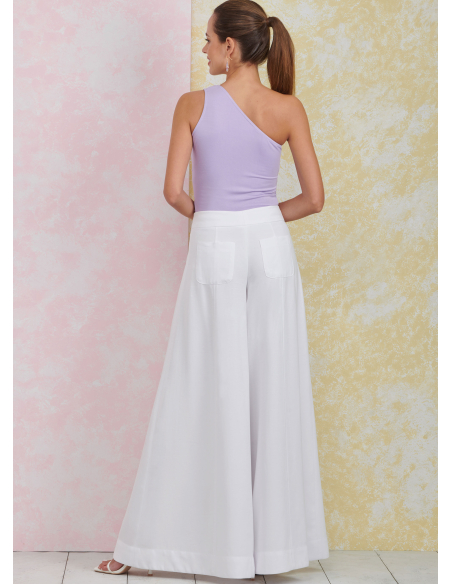 Patron Simplicity 9925.H5 (34-42) - Ensemble pantalon, top asymétrique et boléro pour femme