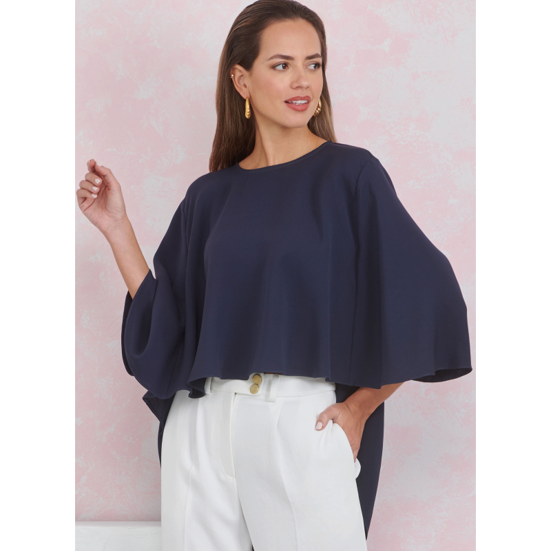 Patron Simplicity 9926.BB (48-56) - Haut ample à manches longues et pantalon large