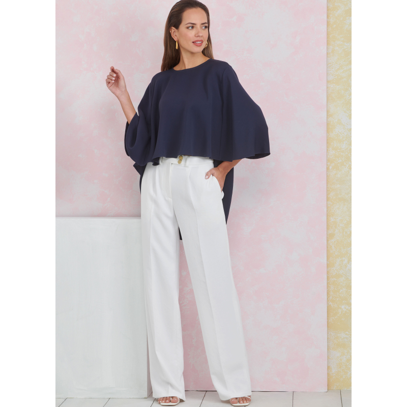 Patron Simplicity 9926.BB (48-56) - Haut ample à manches longues et pantalon large