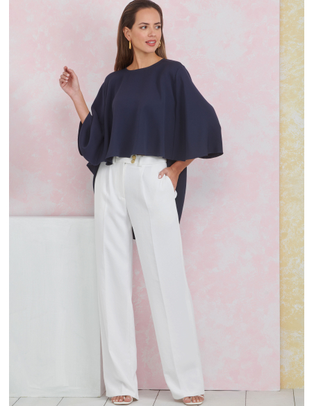 Patron Simplicity 9926.BB (48-56) - Haut ample à manches longues et pantalon large