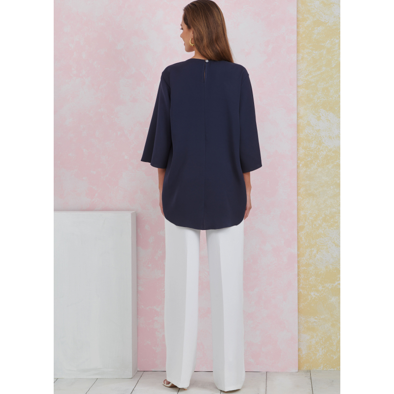 Patron Simplicity 9926.BB (48-56) - Haut ample à manches longues et pantalon large