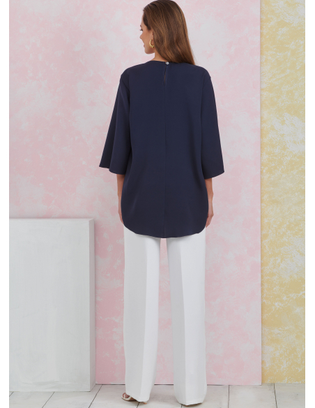 Patron Simplicity 9926.BB (48-56) - Haut ample à manches longues et pantalon large